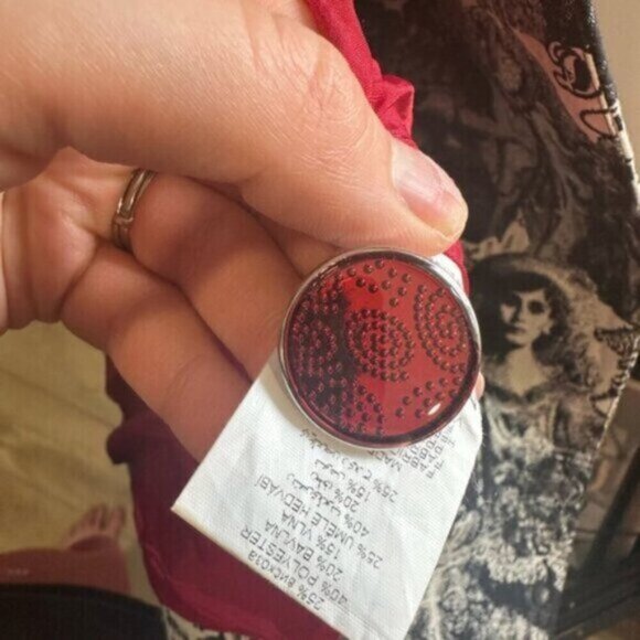 RARE - VINTAGE Desigual Black and White Graphic Women's Coat - Picture 7 of 16